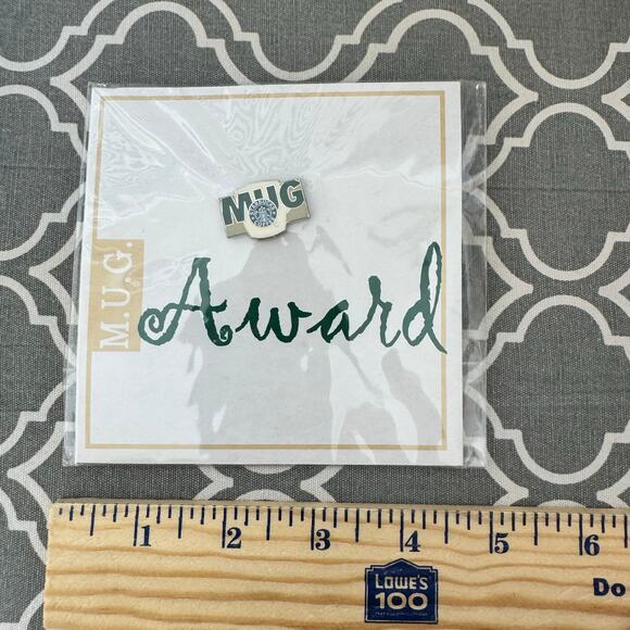 Starbucks Employee Award Pin Mug Brand New - Picture 4 of 5